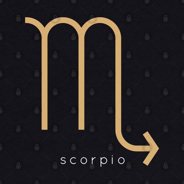 Zodiac Sign Scorpio by teeleoshirts